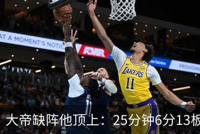 大帝缺阵他顶上：25分钟6分13板，纳斯赛后点名满意